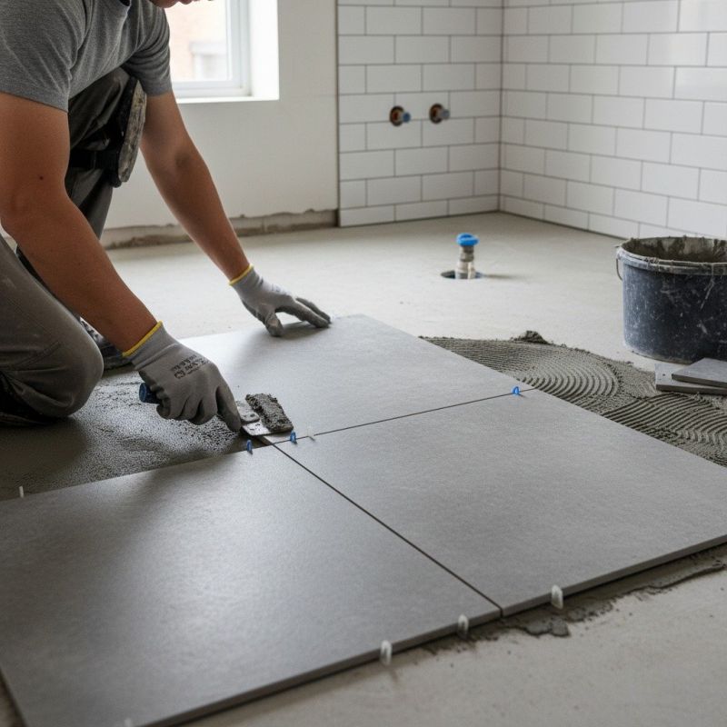 Restroom Floor Replacement in Loudoun County, VA