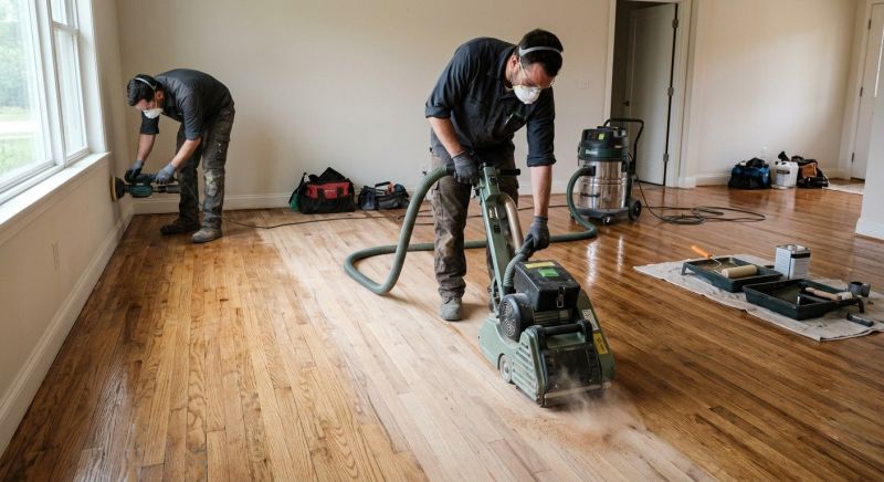 Teak Floor Refinishing in Overland Park, KS