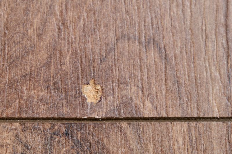 Close-up of Repaired Scratch